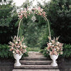 12 pcs 12" Ivory Wedding Party Vases Centerpieces