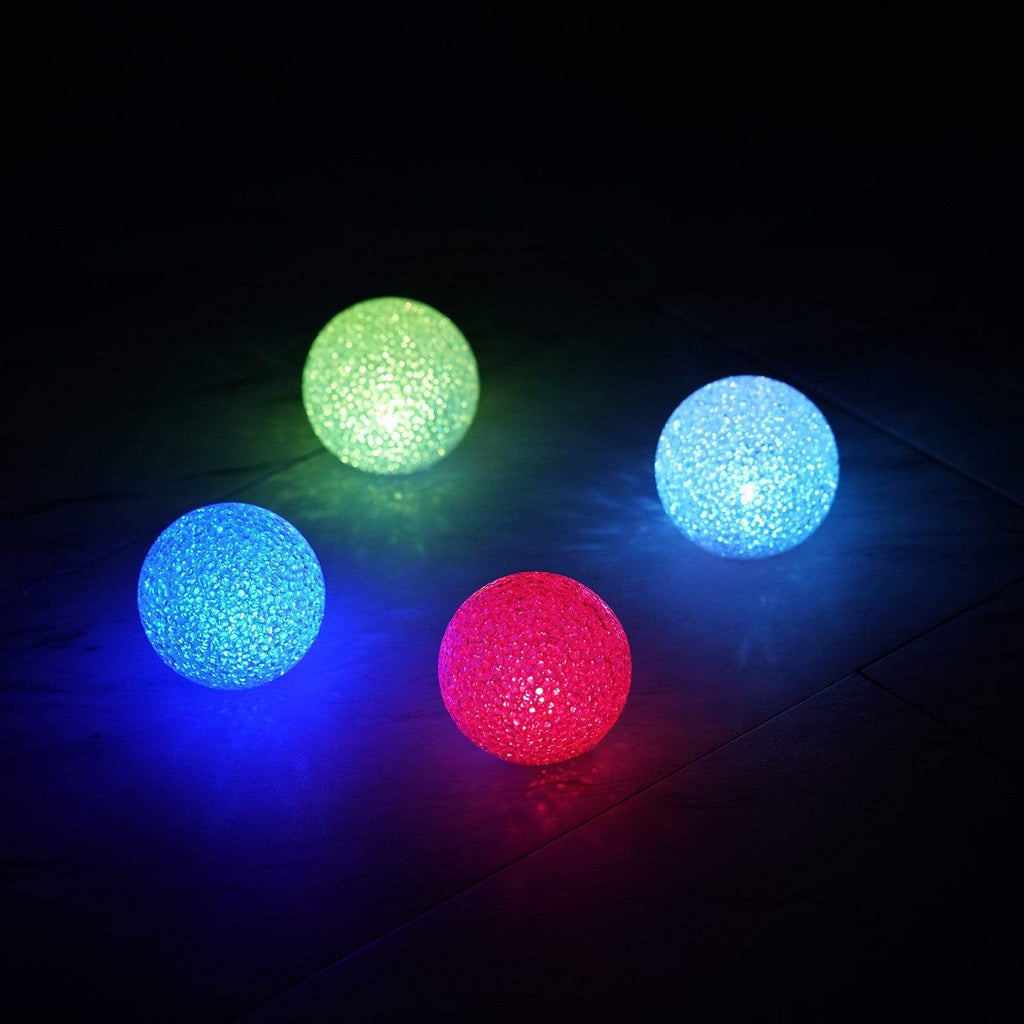 4 pcs 3 in wide Assorted LED Balls Battery Operated Orbs Lights – Balsa ...