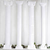 4 pcs 9.5" White Empirical Roman Wedding Columns Extensions
