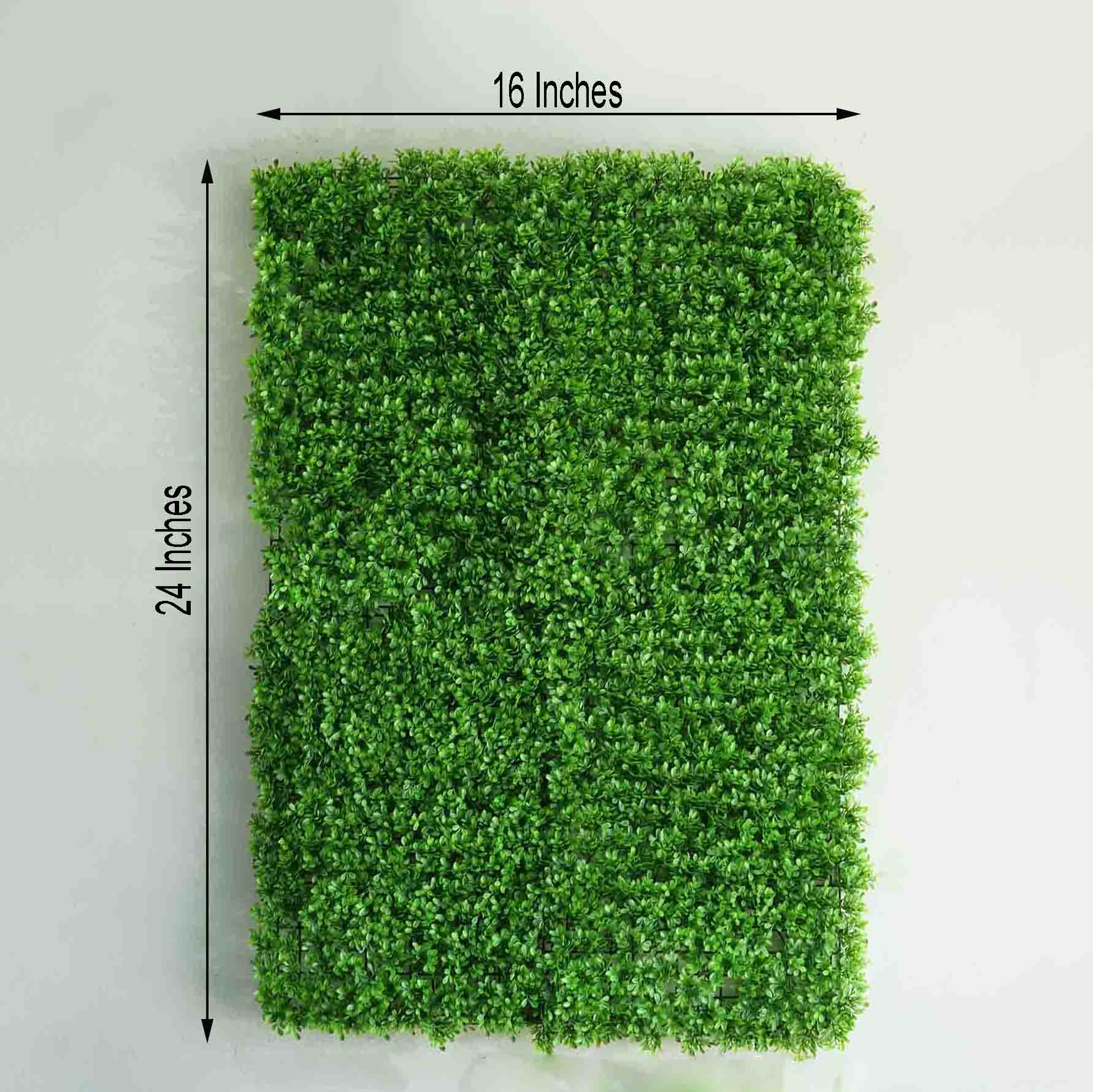 4 pcs Lime Green Artificial Grass Greenery Foliage UV Protected Wall Backdrop Panels