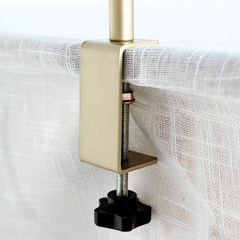 48 Tall Adjustable Over The Table Rod Stand Metal Arch - Gold