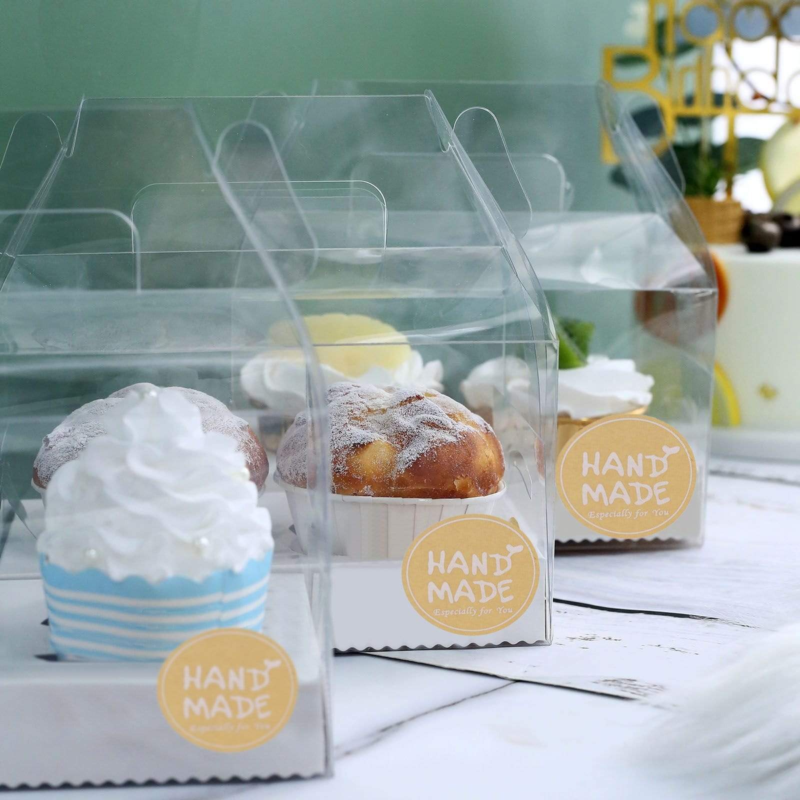 500 Natural with White Handmade Especially For You 2 in Round Stickers Roll