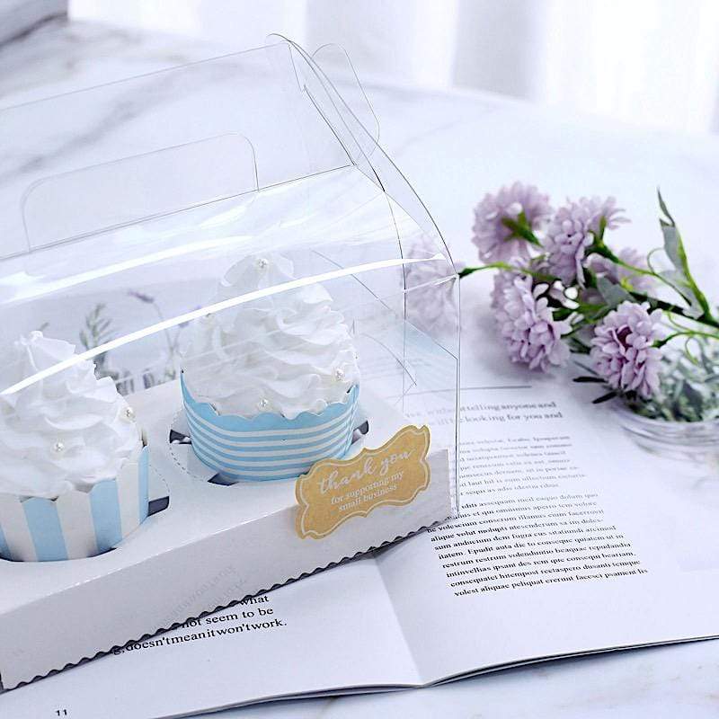 500 Natural with White Thank You For Supporting My Small Business 2 in Stickers Roll