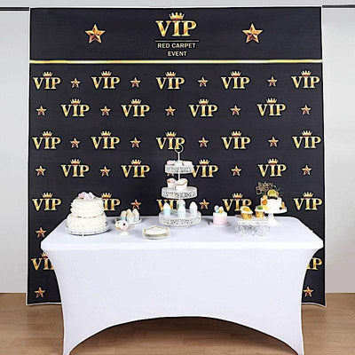 8 ft Vinyl Photography Background VIP Crown Printed Party Backdrop ...