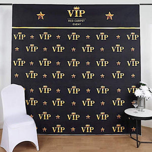 8 ft Vinyl Photography Background VIP Crown Printed Party Backdrop ...