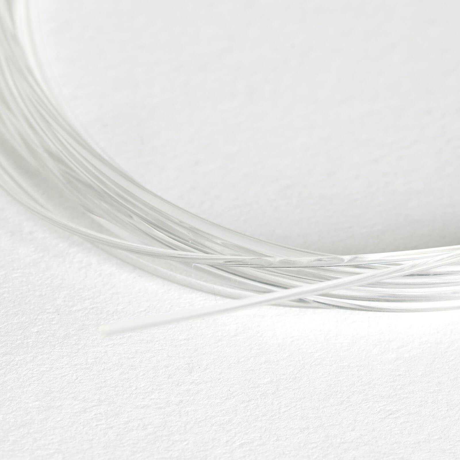 9 ft long Clear Hanging Plastic Craft Wire