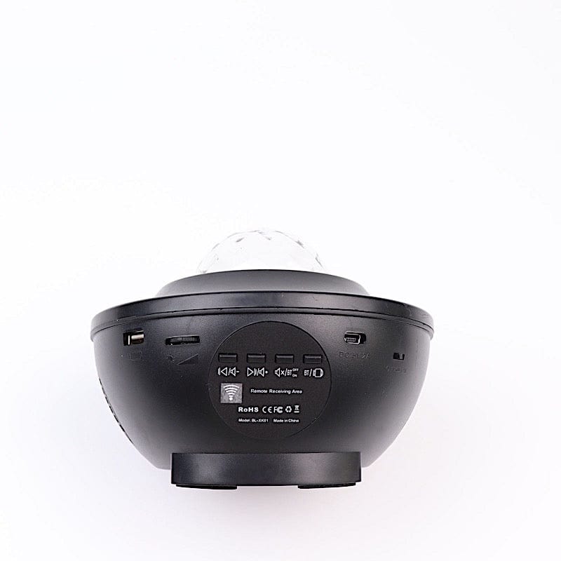 Black LED Star Galaxy Light Projector with Bluetooth Speaker