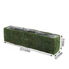 Green Natural Moss Rustic Rectangular Planter Box Centerpiece