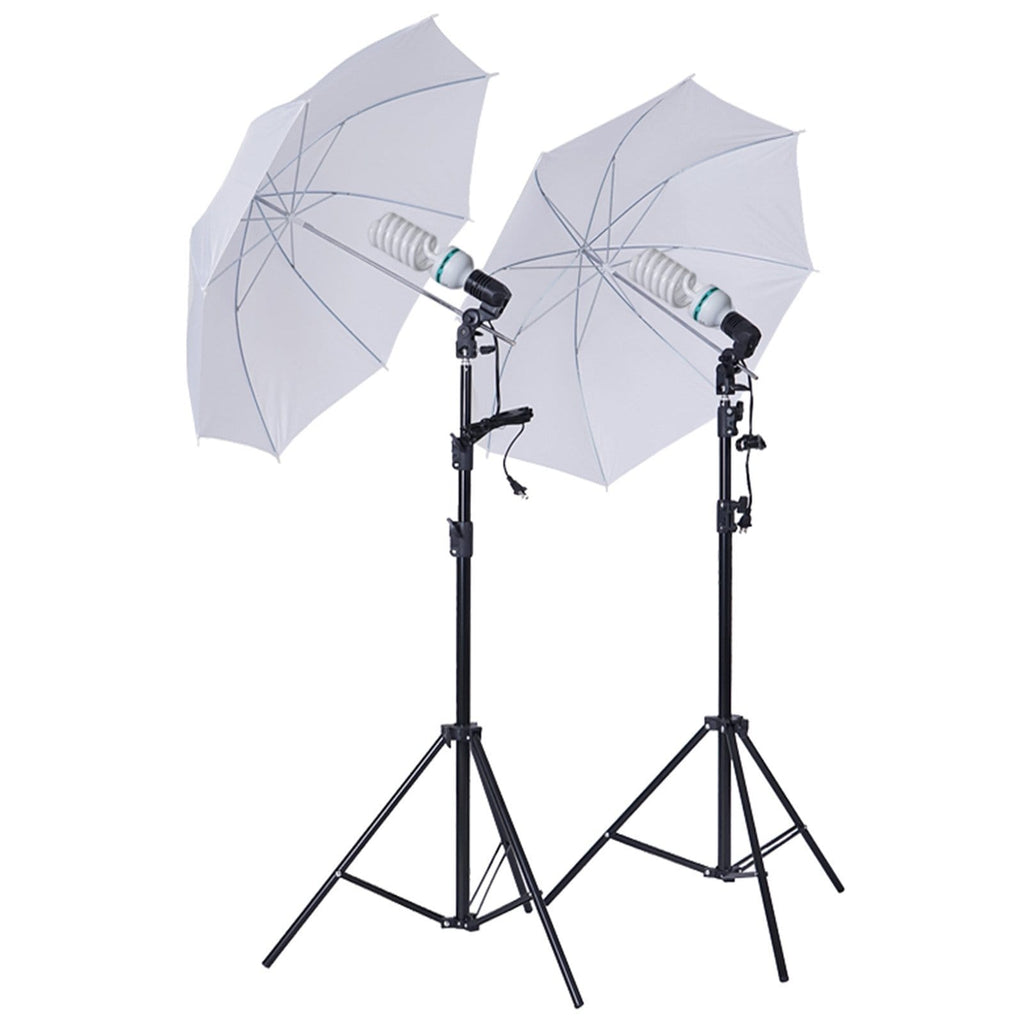 6.5x10ft Background Stand With Umbrellas Complete Photography Lighting ...