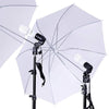 Photography Video Studio Umbrellas Continuous Lighting Kit with Backdrops