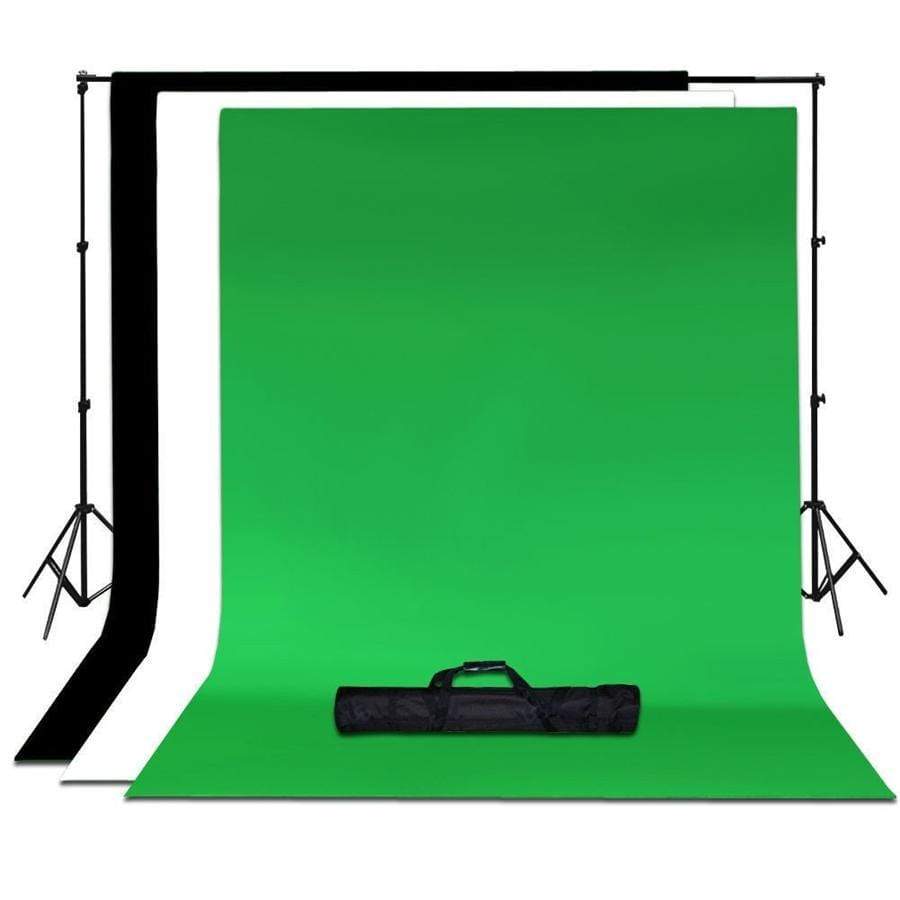 Photography Video Studio Umbrellas Continuous Lighting Kit with Backdrops