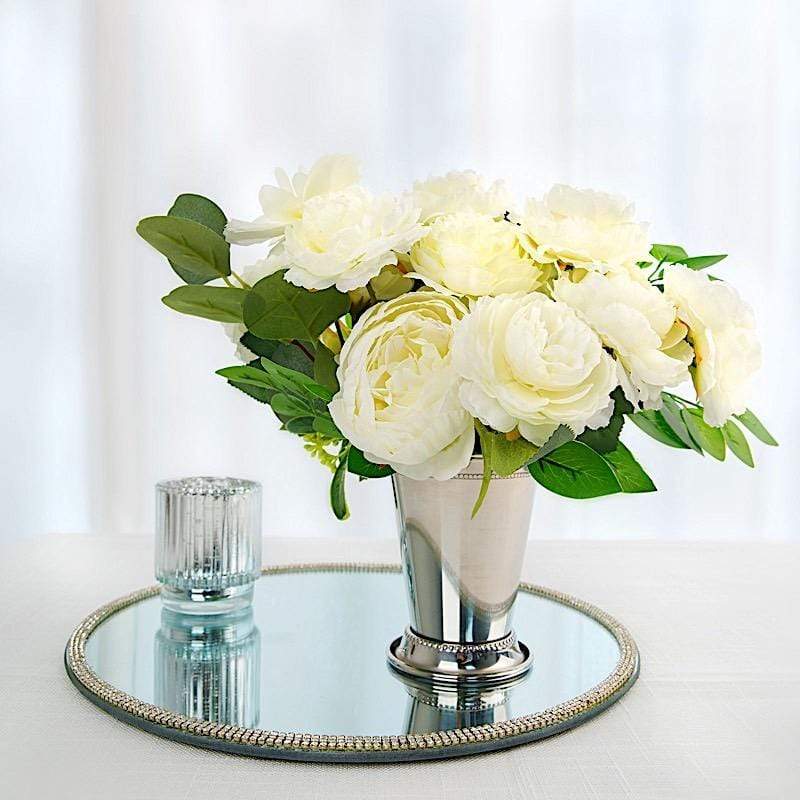 Silver Metal Mint Julep Cup Vase