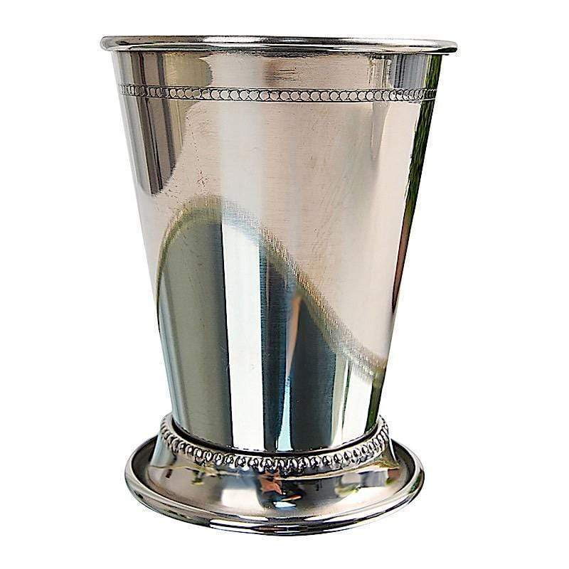 Silver Metal Mint Julep Cup Vase