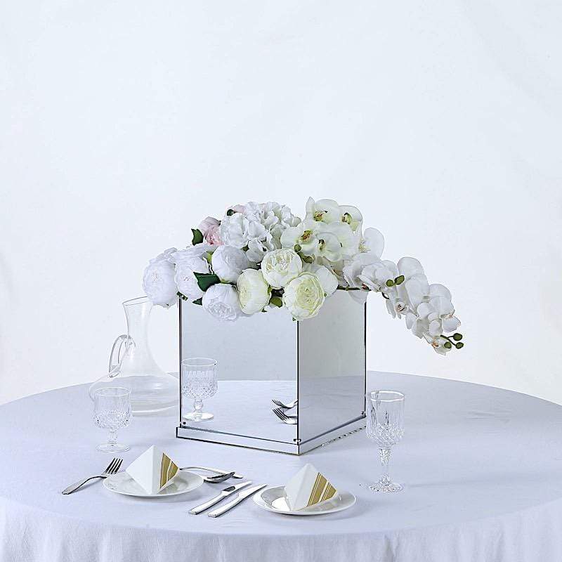 12 in tall Acrylic Display Box Centerpiece Pedestal Riser Column