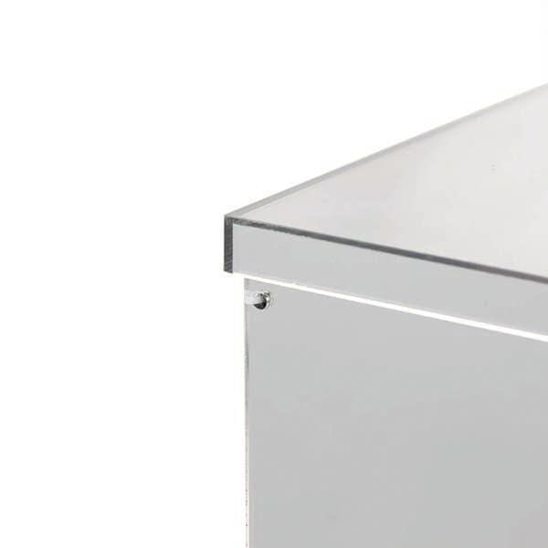 12 in tall Acrylic Display Box Centerpiece Pedestal Riser Column