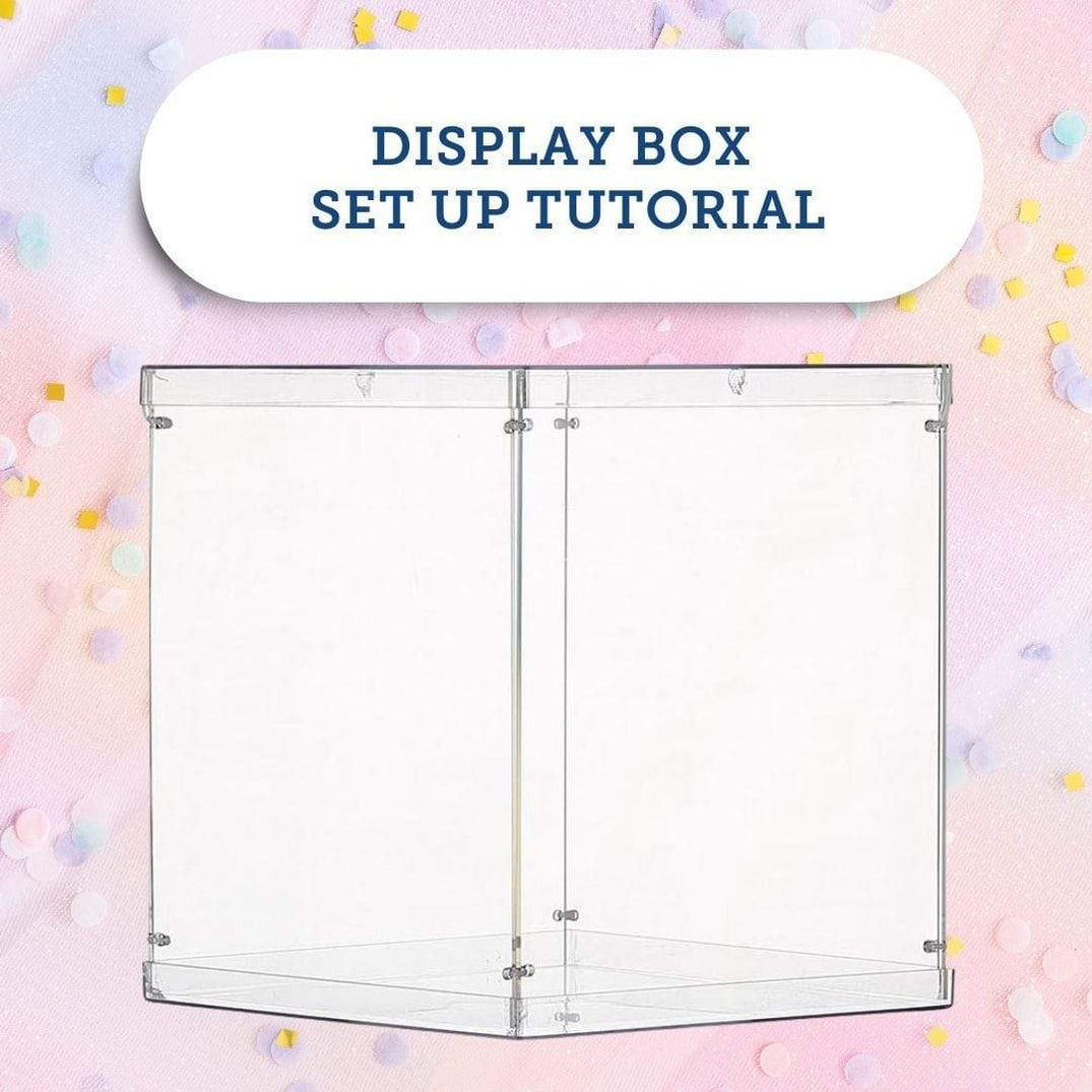 12 in tall Acrylic Display Box Centerpiece Pedestal Riser Column ...