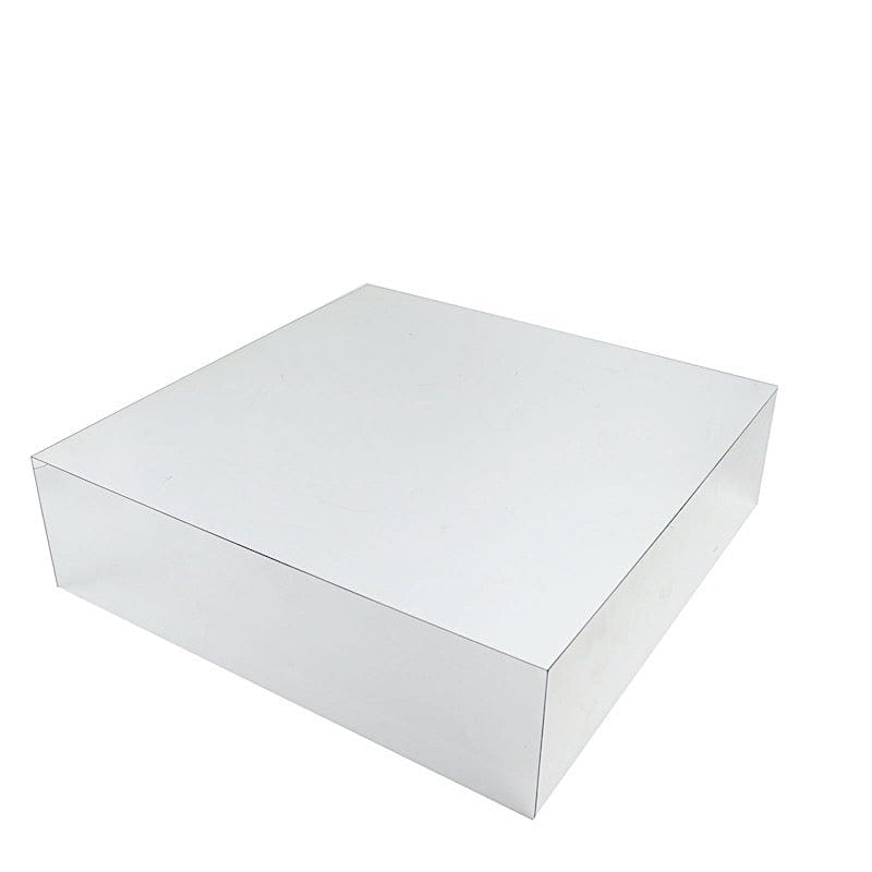 18x18 in Acrylic Display Box Cake Stand Centerpiece Pedestal Riser