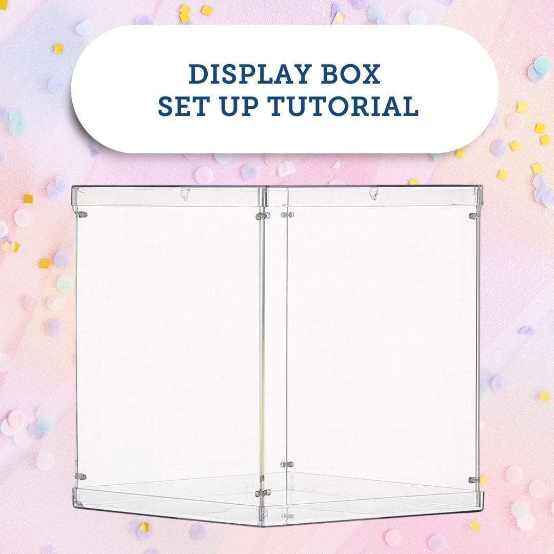 24 in tall Acrylic Display Box Centerpiece Pedestal Riser Column