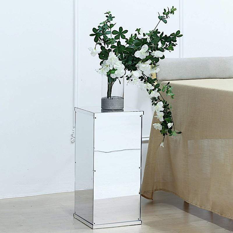 24 in tall Acrylic Display Box Centerpiece Pedestal Riser Column