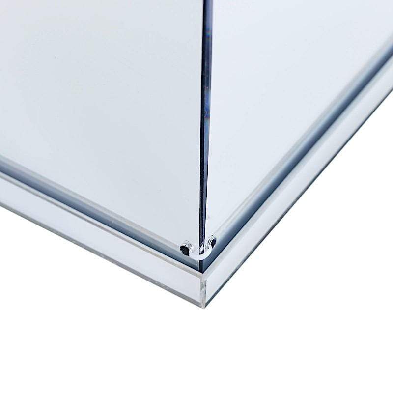 32 in tall Acrylic Display Box Centerpiece Pedestal Riser Column