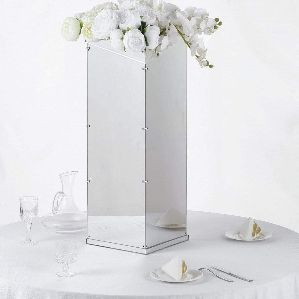 32 in tall Acrylic Display Box Centerpiece Pedestal Riser Column