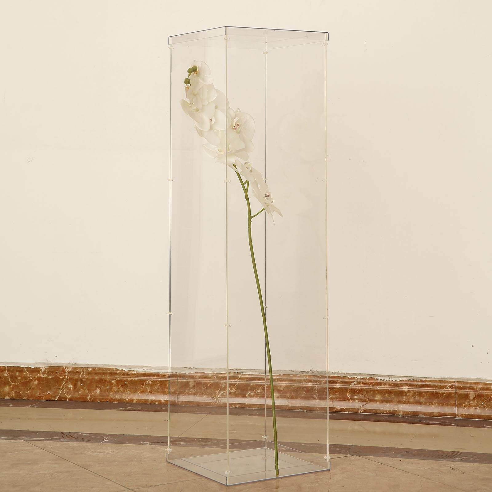 40 in tall Acrylic Display Box Standing Floor Centerpiece