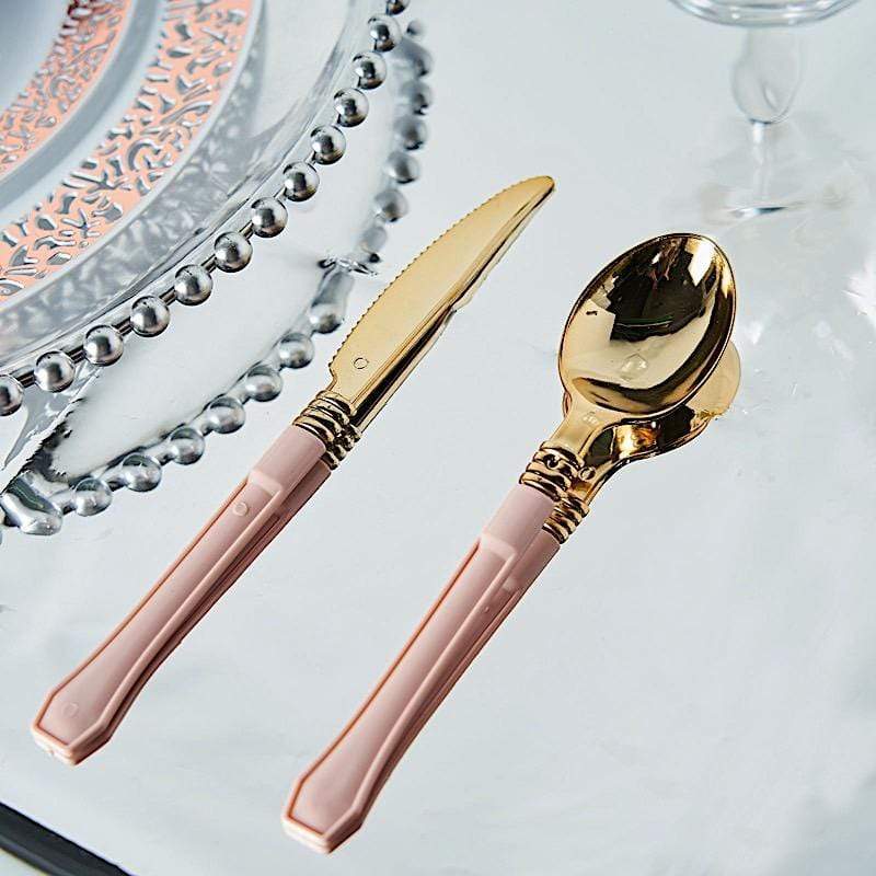 50x50 in Metallic Square Disposable Plastic Tablecloth