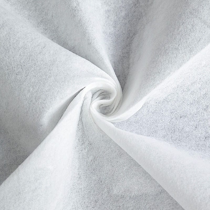 White 70x70 in Disposable Airlaid Paper Square Tablecloth