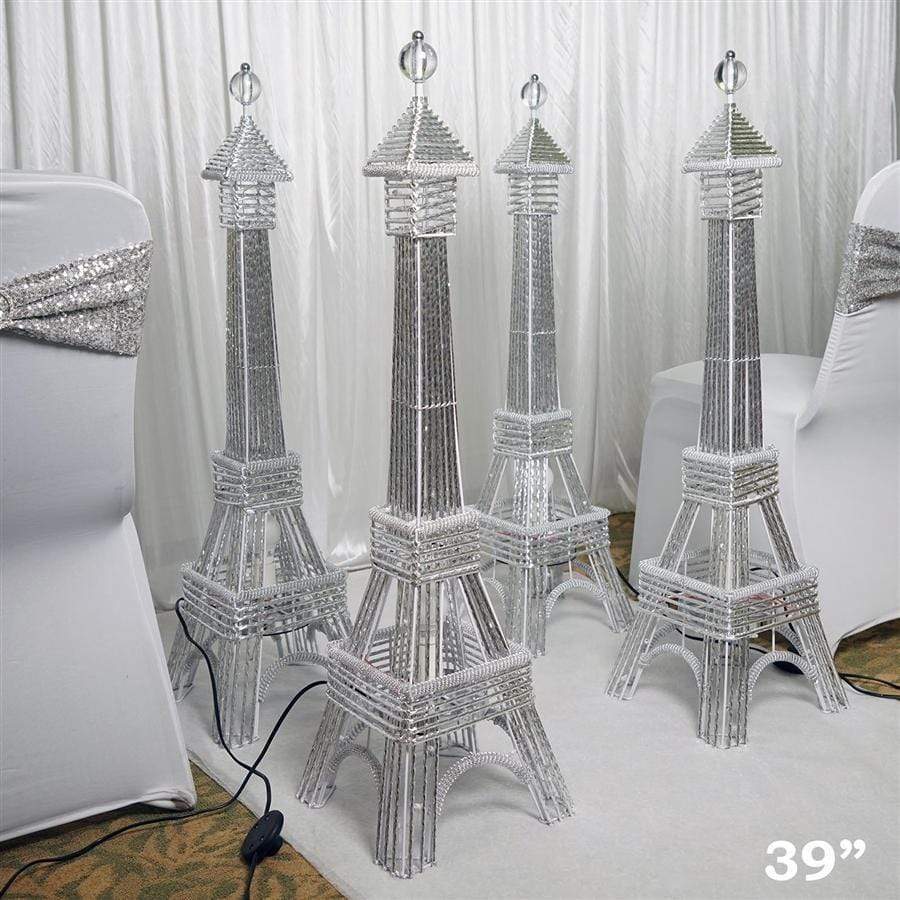 One strand of Sparkle Ribbon lights this entire Eiffel Tower vase