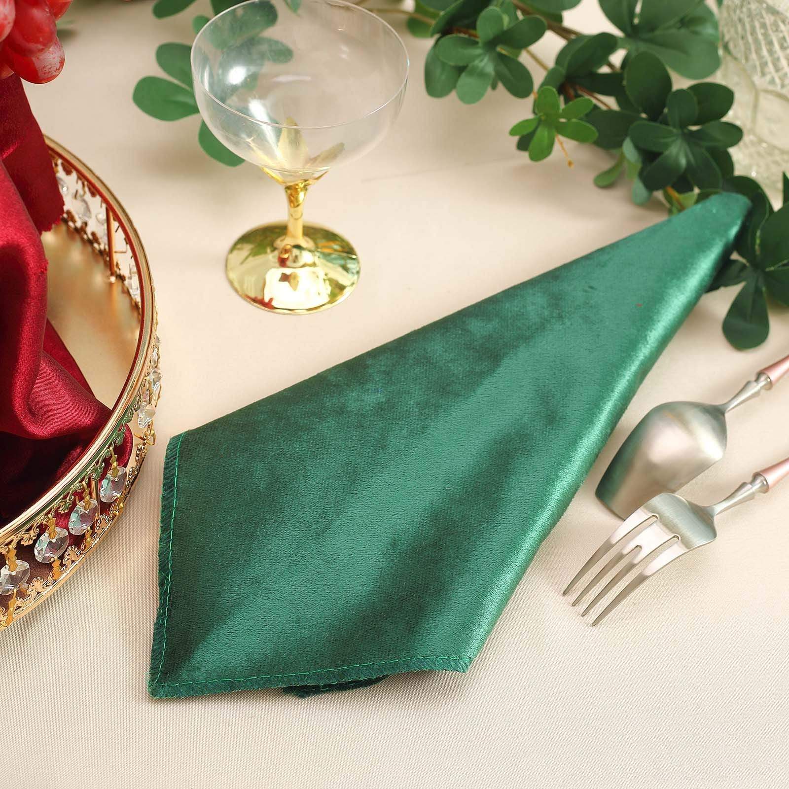 5 pcs 20x20 in Premium Velvet Napkins