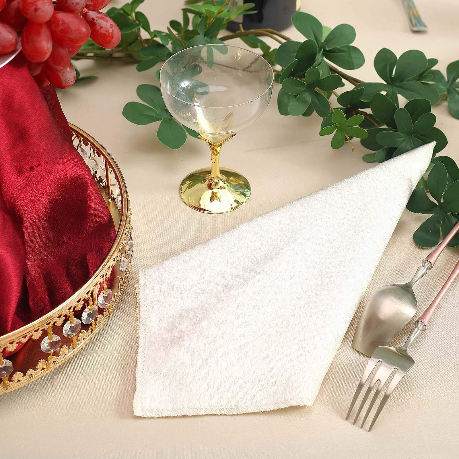 5 pcs 20x20 in Premium Velvet Napkins