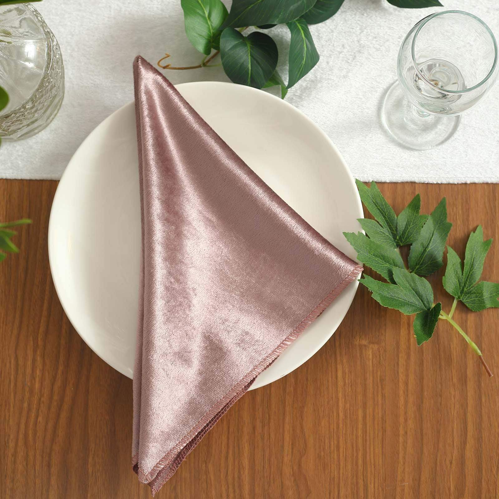 5 pcs 20x20 in Premium Velvet Napkins