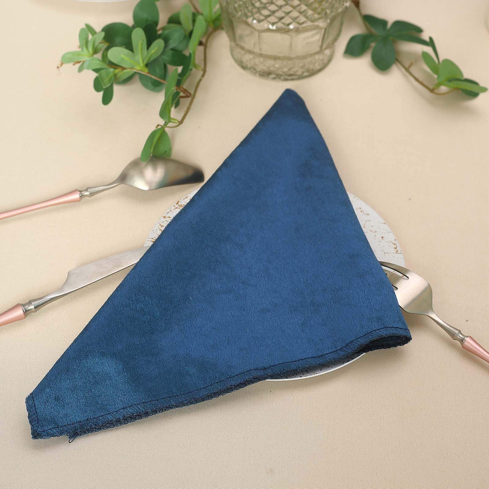 5 pcs 20x20 in Premium Velvet Napkins