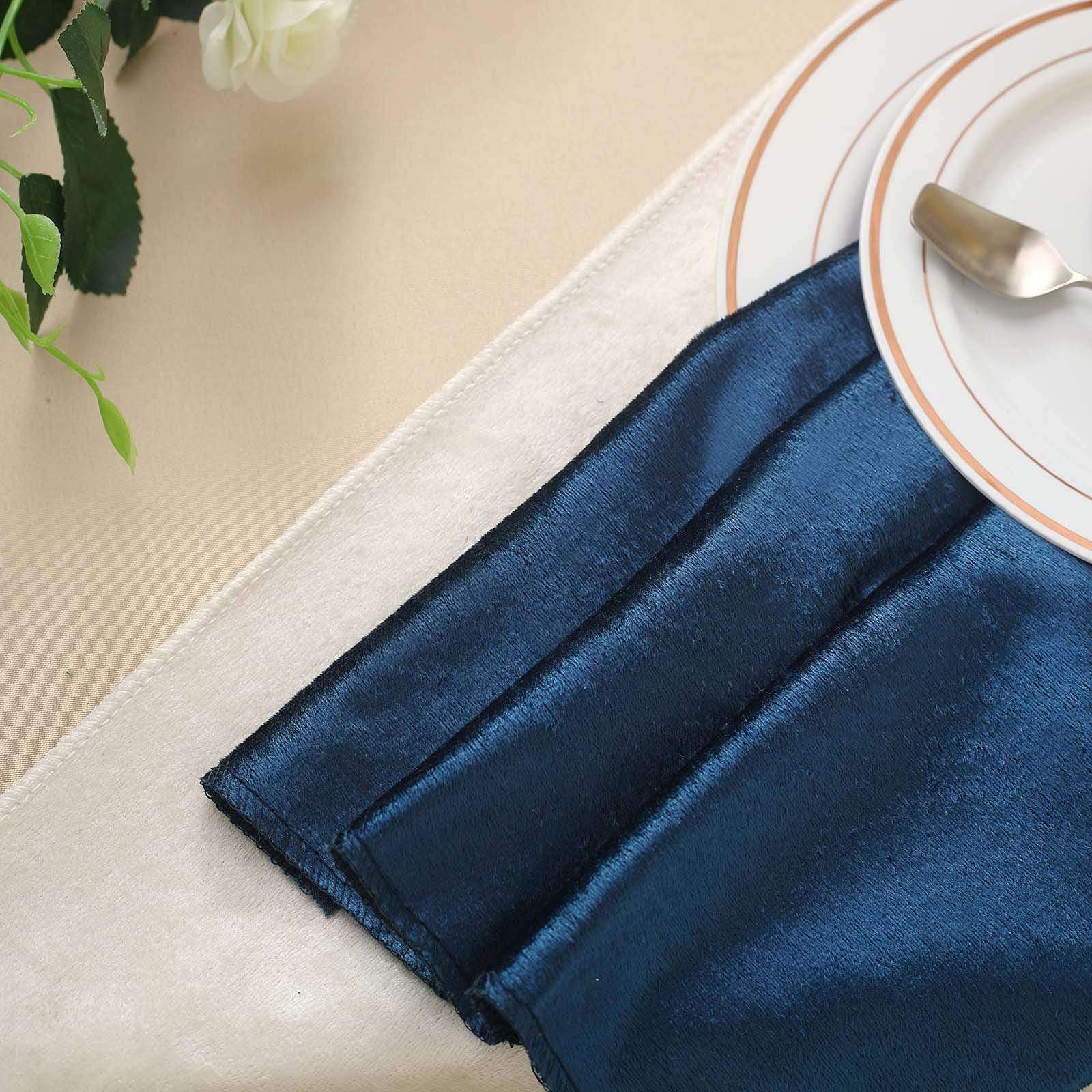 5 pcs 20x20 in Premium Velvet Napkins