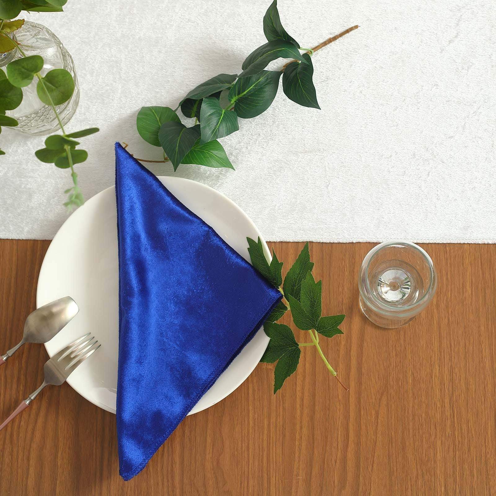 5 pcs 20x20 in Premium Velvet Napkins