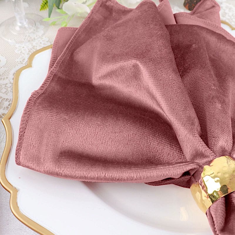 5 pcs 20x20 in Premium Velvet Napkins