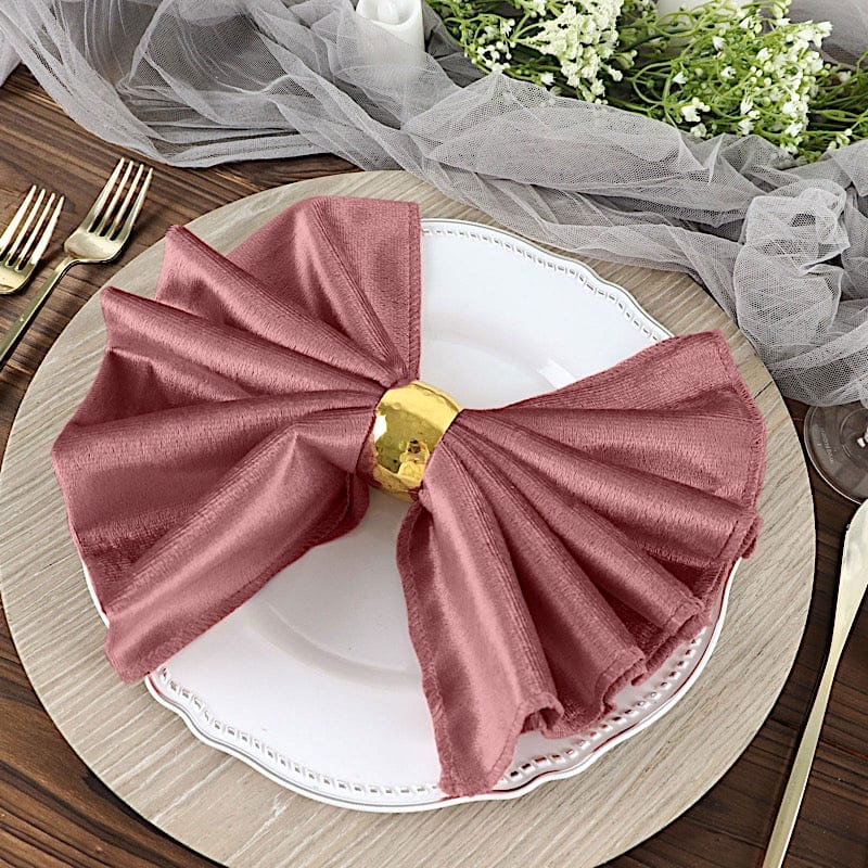 5 pcs 20x20 in Premium Velvet Napkins