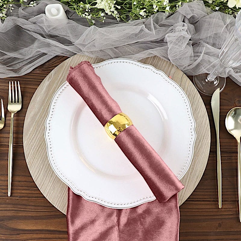 5 pcs 20x20 in Premium Velvet Napkins