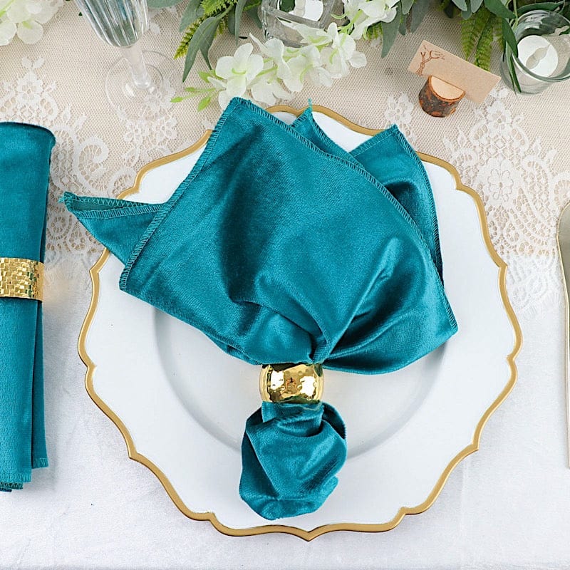 5 pcs 20x20 in Premium Velvet Napkins