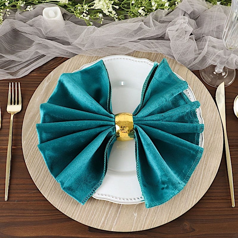 5 pcs 20x20 in Premium Velvet Napkins