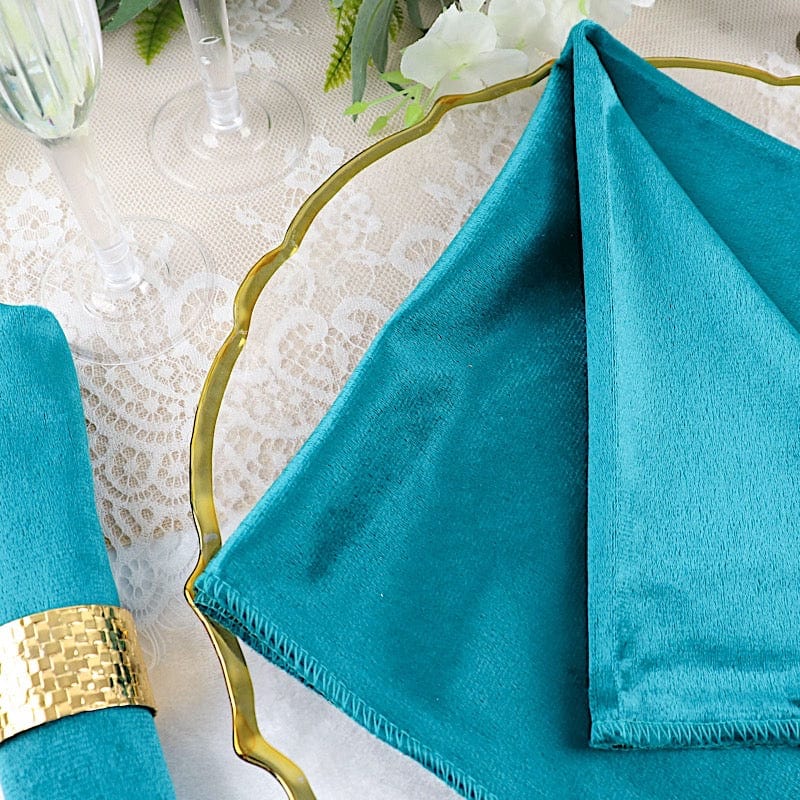 5 pcs 20x20 in Premium Velvet Napkins