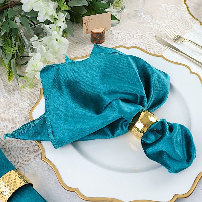 5 pcs 20x20 in Premium Velvet Napkins