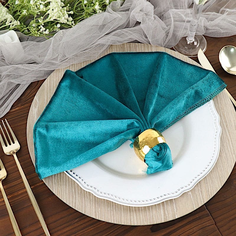 5 pcs 20x20 in Premium Velvet Napkins