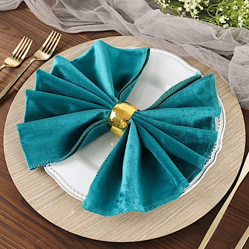 5 pcs 20x20 in Premium Velvet Napkins