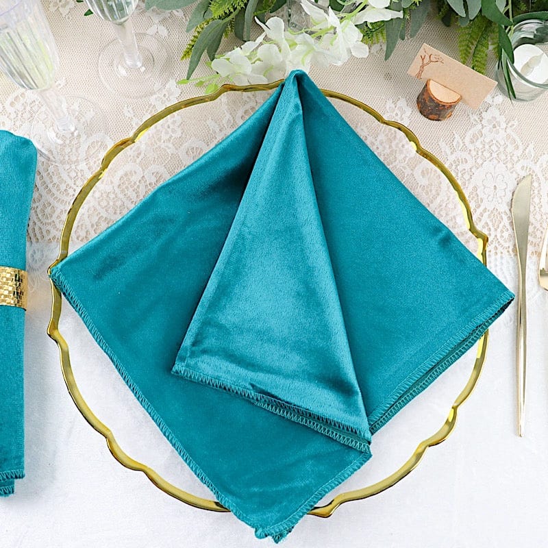 5 pcs 20x20 in Premium Velvet Napkins