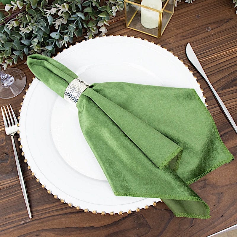 5 pcs 20x20 in Premium Velvet Napkins