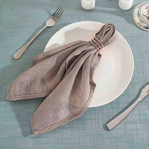 Premium Faux Burlap Linens Collection