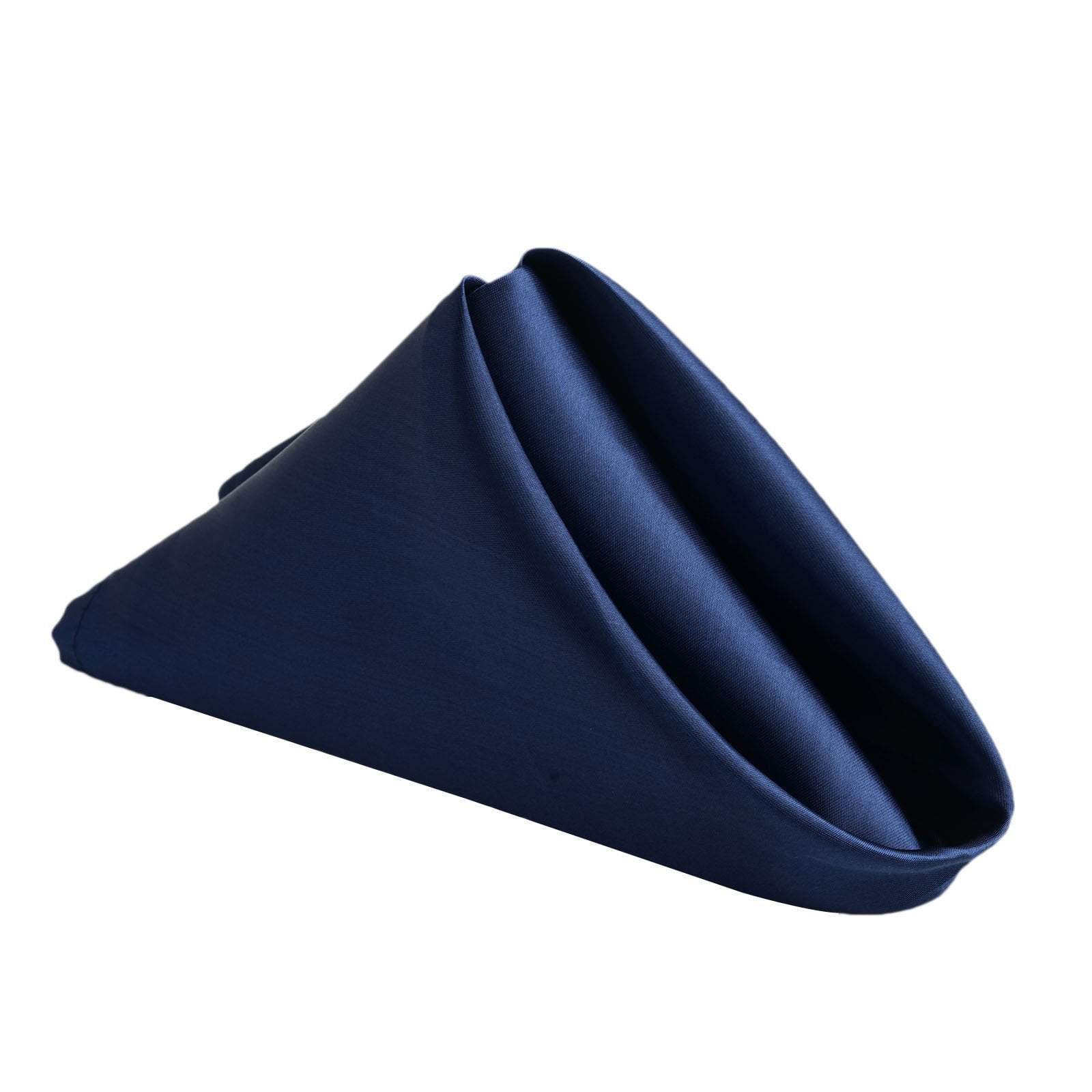 5 Satin Dinner Napkins Wedding Party Reception Events