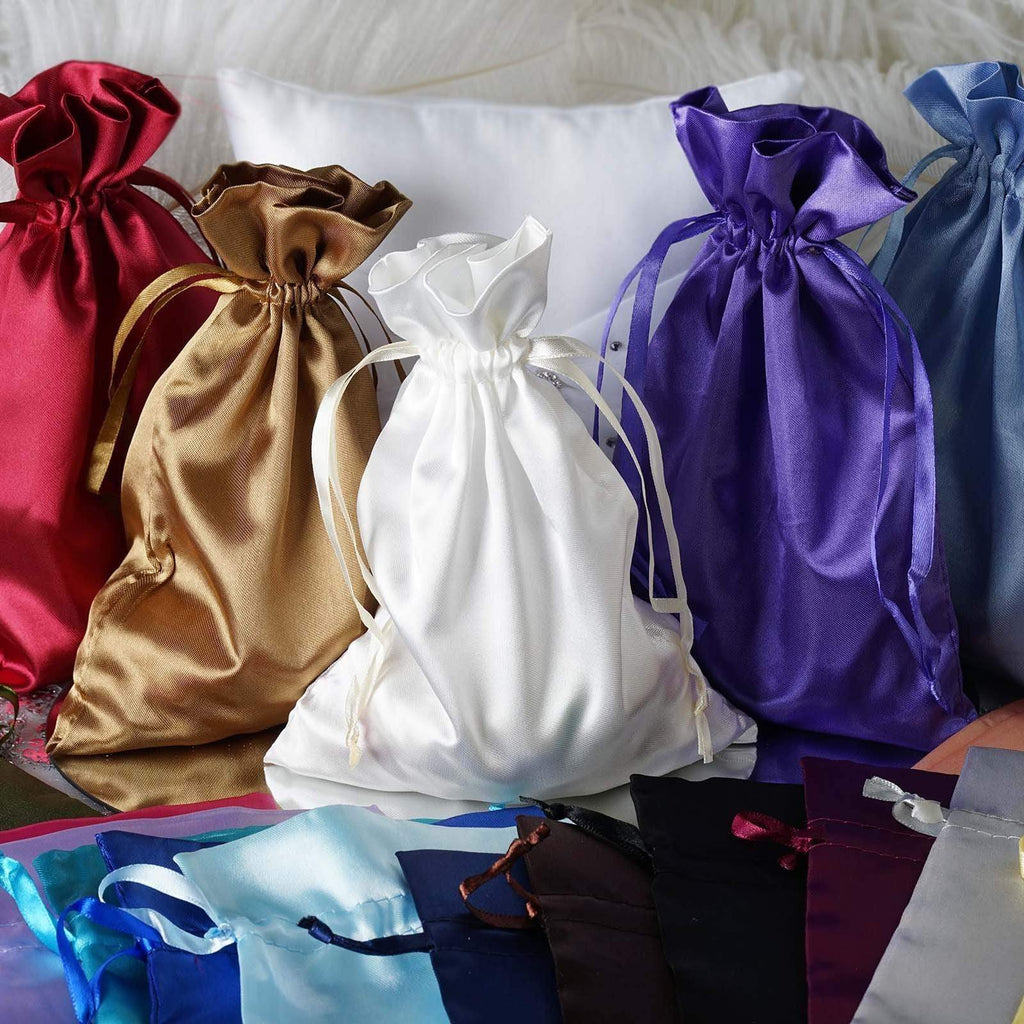  LALAFINA 4pcs Sachet Tassel Cloth Bag satin bags haldi