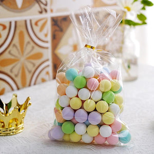 100 Clear 6x10 in Cellophane Treat Bags with Twist Ties – Balsa Circle, LLC